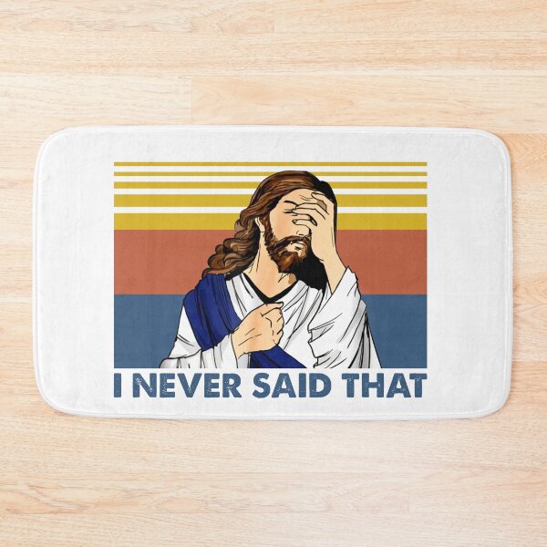 Item preview, Retro Vintage I Never Said That Funny Christian Church Jesus Shirt designed and sold by Skechers7654.