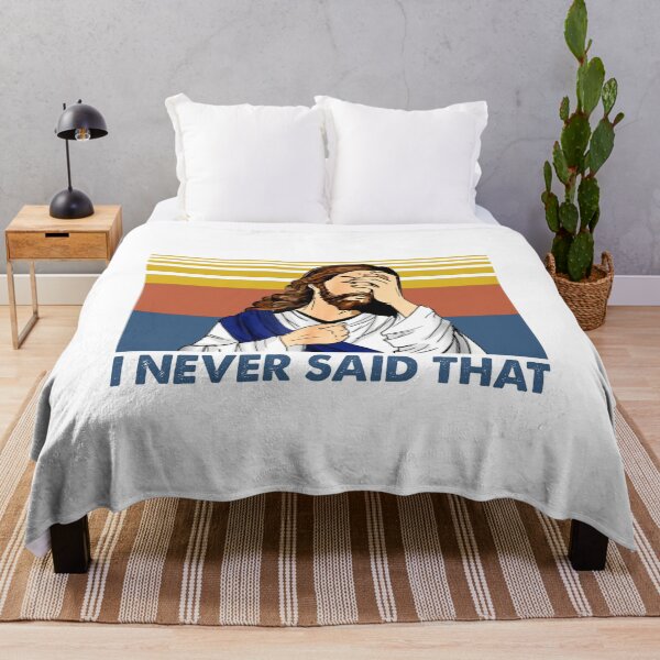 Item preview, Retro Vintage I Never Said That Funny Christian Church Jesus Shirt designed and sold by Skechers7654.