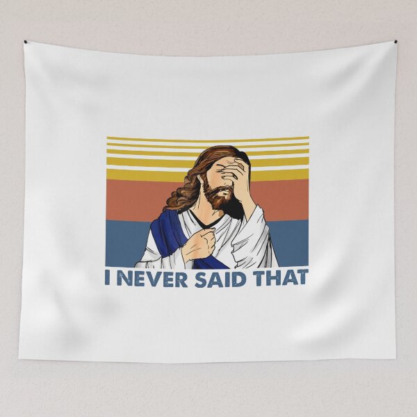 Item preview, Retro Vintage I Never Said That Funny Christian Church Jesus Shirt designed and sold by Skechers7654.