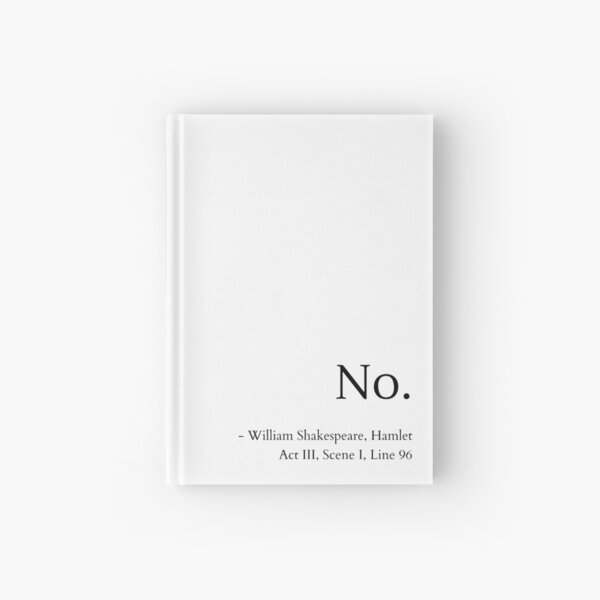 Item preview, No. -William Shakespeare, Hamlet, Act III, Scene I, Line 96 designed and sold by 11ara.