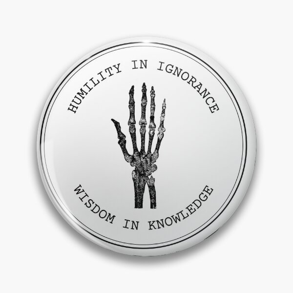 Item preview, Humility in ignorance, wisdom in knowledge // dark academia quotes designed and sold by vela-ramhorn.