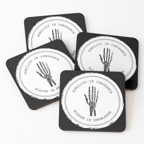 Item preview, Humility in ignorance, wisdom in knowledge // dark academia quotes designed and sold by vela-ramhorn.