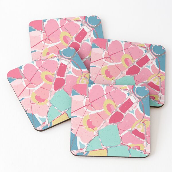 Item preview, Colourful Floral Broken Tile Pieces designed and sold by PopseyUK.