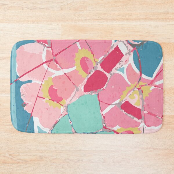 Item preview, Colourful Floral Broken Tile Pieces designed and sold by PopseyUK.