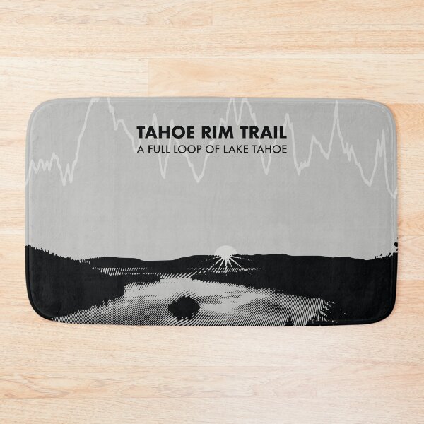 Item preview, The Tahoe Rim Trail Elevation Art - Grey designed and sold by PilgrimageShop.