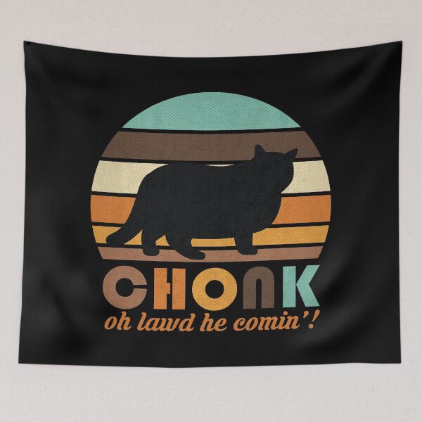 Item preview, Funny Chonk Scale Cat Meme Memes designed and sold by design880.
