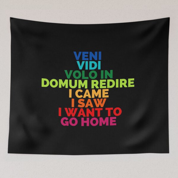 Item preview, Veni Vidi Volo In Domum Redire designed and sold by Jajamon.