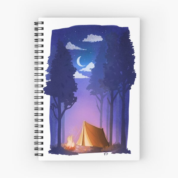 Item preview, Camp Site at Night designed and sold by artwithflo.
