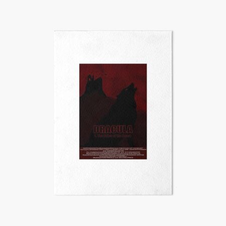 Dracula The Rules of the Beast film poster (1/3) Art Board Print