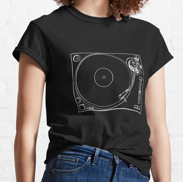 Camisetas con discos de vinilo para amantes de la música