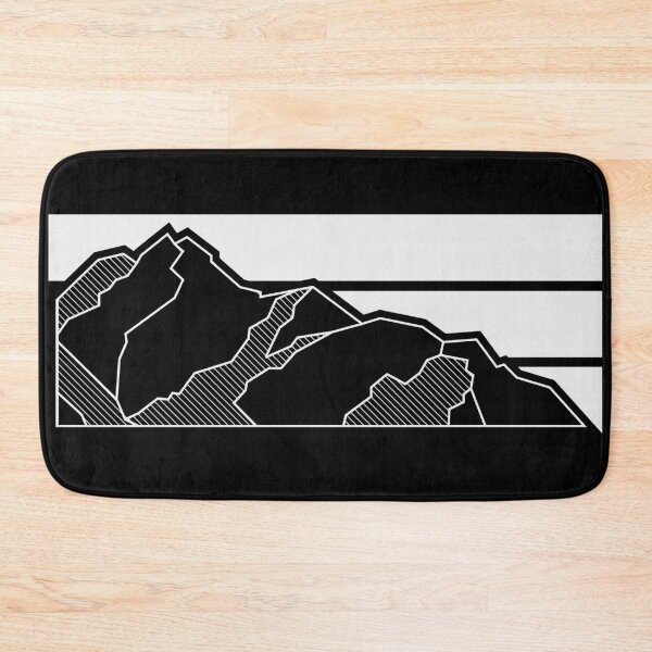 Item preview, simple mountain line-art for adventure lovers climbing fans designed and sold by Half Mess.