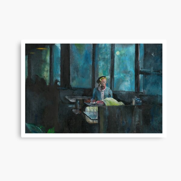 CANVAS Edward Hopper Night Window Vintage Print Art POSTER