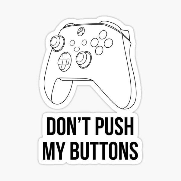 Idée cadeau déco parfaite pour gamer, 4 stickers boutons de manette