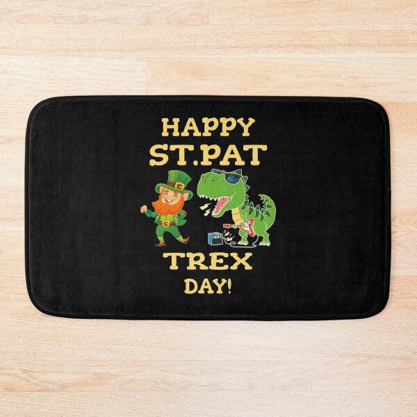 Item preview, Happy St. Pat-Rex Day Funny Irish Saint Patrick's Day Dinosaur Boys Girls Kids designed and sold by YourgiftShop.