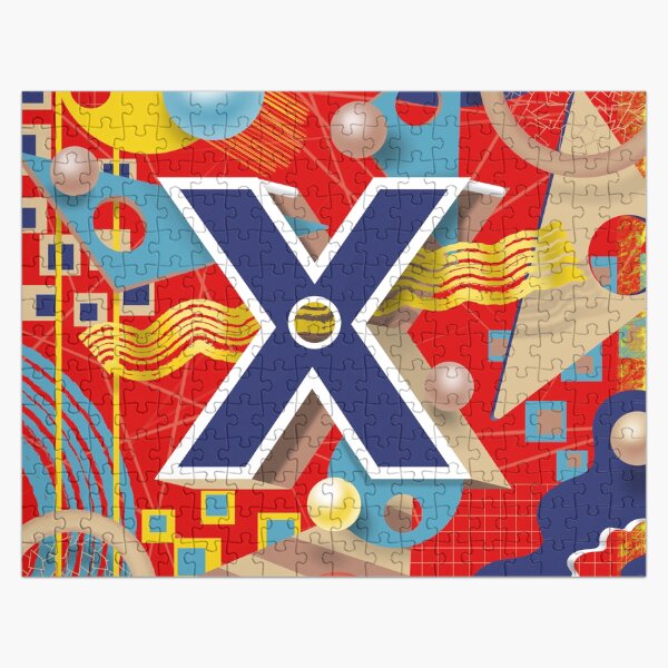 X Vector Jigsaw Puzzles Redbubble