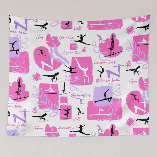 Item preview, Artistic Gymnastics - Pink and Purple designed and sold by Gymnastics Store.