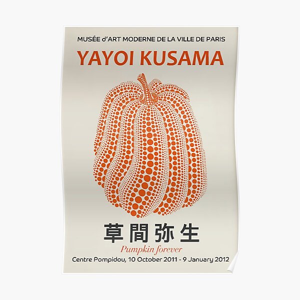 Yayoi Kusama - Calabazas Retro Póster