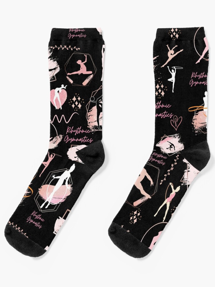Rhythmic Gymnastics Print Socks for Sale by Gymnastics Store