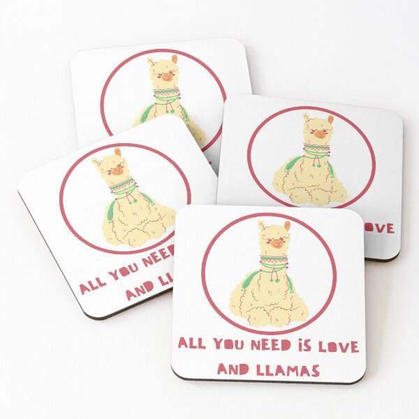 Item preview, All You Need Is Love And Llamas designed and sold by RoaaMagic.