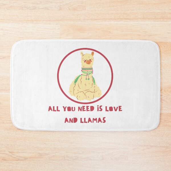 Item preview, All You Need Is Love And Llamas designed and sold by RoaaMagic.