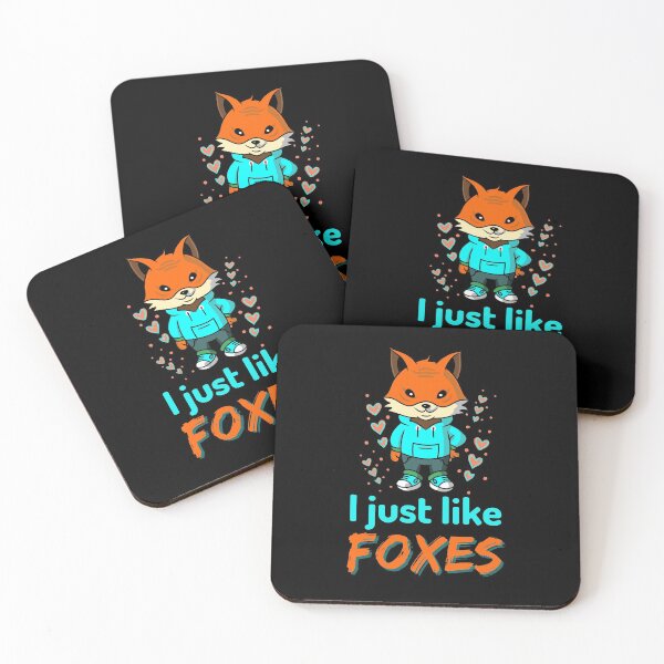 Item preview, I Just Like Foxes - Cute Funny Fox designed and sold by Promedia.