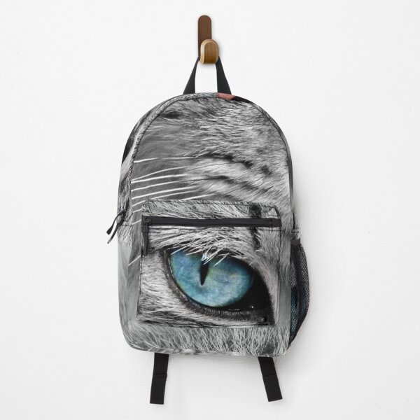 Item preview, Beautiful gray cat with blue eyes photography  designed and sold by Yogawoman.