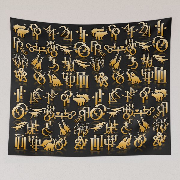 Item preview, cave dwellers' letters designed and sold by aminz4.