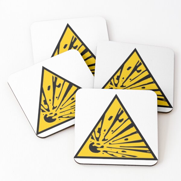 Item preview, Risk of explosion warning sign  designed and sold by Creativeart1974.