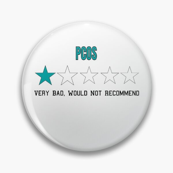 Item preview, PCOS Very Bad Would Not Recommend One Star Rating designed and sold by NadzeyaD.