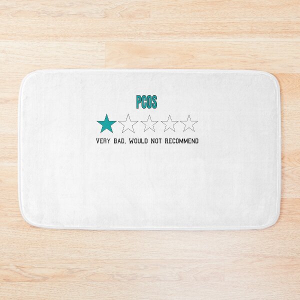 Item preview, PCOS Very Bad Would Not Recommend One Star Rating designed and sold by NadzeyaD.