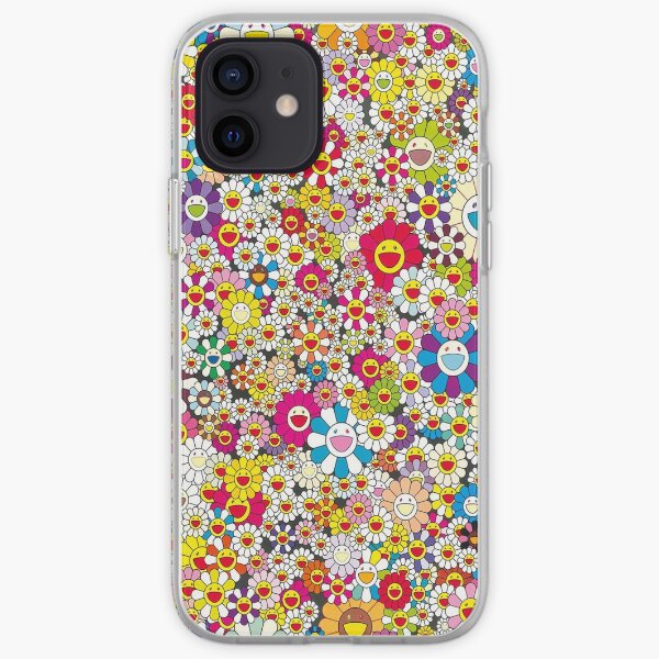 Collage Flower Colourfull iPhone Soft Case