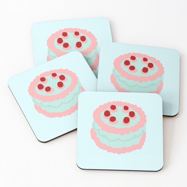 Item preview, blue cherry minimalistic cake designed and sold by bella vallejo.