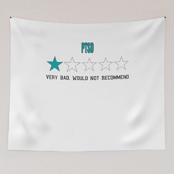 Item preview, PTSD Very Bad Would Not Recommend One Star Rating designed and sold by NadzeyaD.