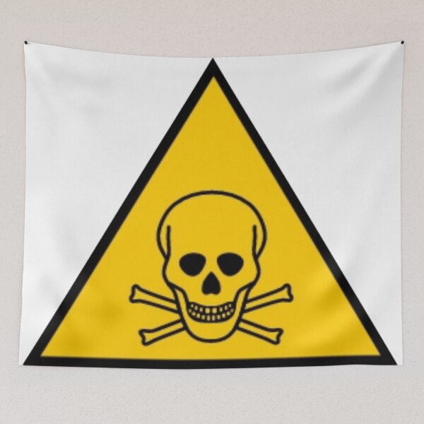 Item preview, Toxic poison warning sign  designed and sold by Creativeart1974.