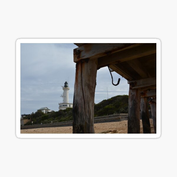 under the pier Sticker