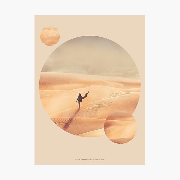Item preview, Dune, Arrakis With Two Moons, Minimalist Movie Design designed and sold by Dream Artworks.