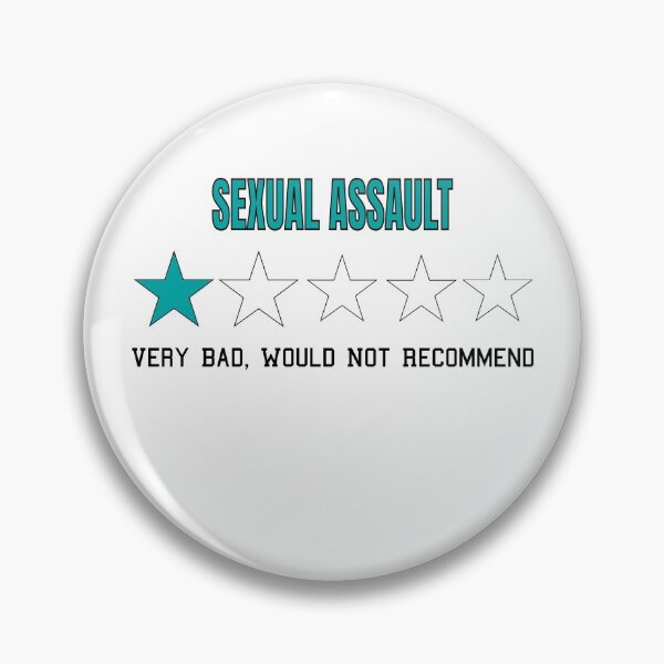 Artikelvorschau, Sexual Assault Very Bad Would Not Recommend One Star Rating entworfen und verkauft von NadzeyaD.