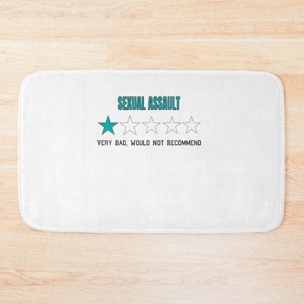 Item preview, Sexual Assault Very Bad Would Not Recommend One Star Rating designed and sold by NadzeyaD.