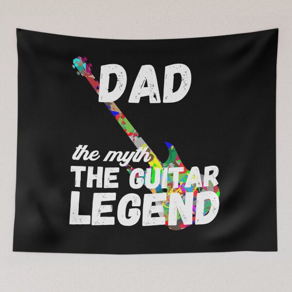 Item preview, Dad the Myth the Guitar Legend Father's Day 2 designed and sold by Labradoodlesetc.