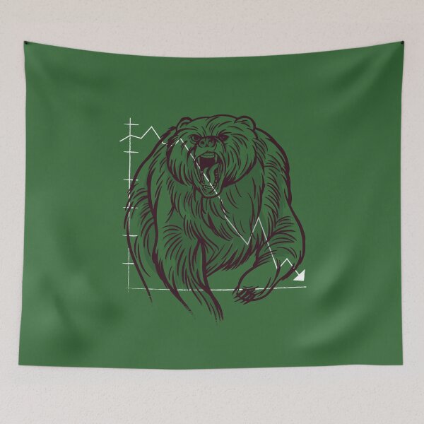 Item preview, Stocks stock prices stock exchange bear designed and sold by DerSenat.