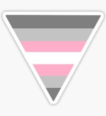 Demigirl Triangle Sticker