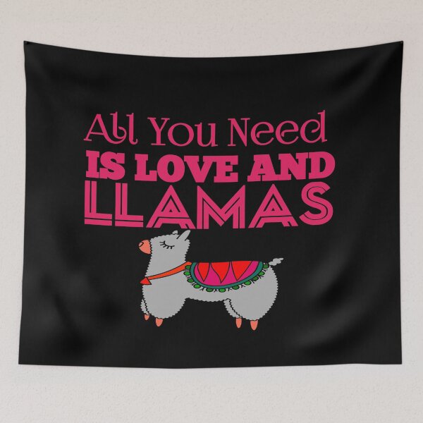 Artikelvorschau, Alles was du brauchst ist Liebe und Lamas entworfen und verkauft von Sossou1.