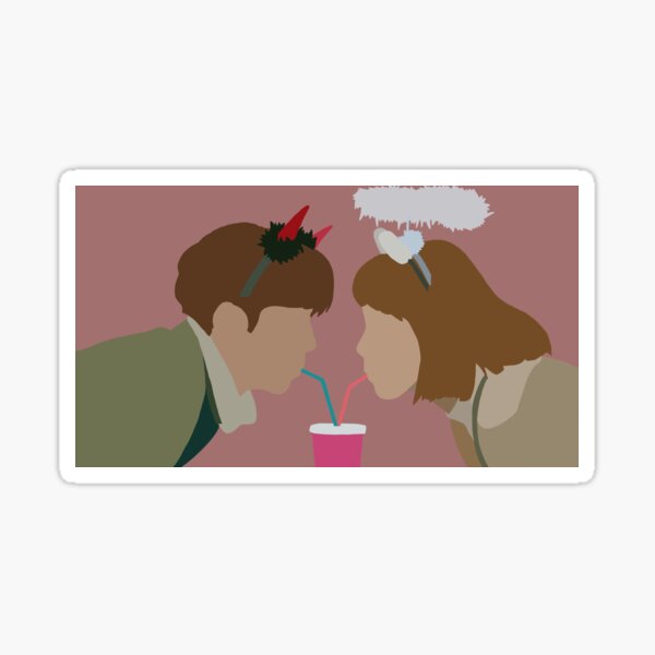 weightlifting fairy kim bok joo carnival drink scene pink Sticker