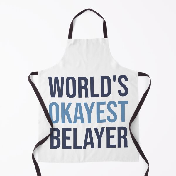 Item preview, World's Okayest Belayer designed and sold by Bojkiw.