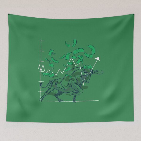 Item preview, Kopie von Stocks stock prices stock exchange bull designed and sold by DerSenat.