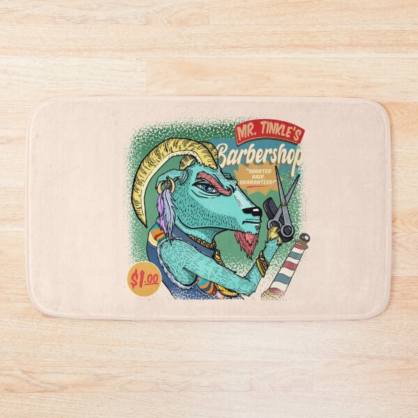 Item preview, VINTAGE POSTER FUNNY GOAT BARBERSHOP designed and sold by aydapadi.