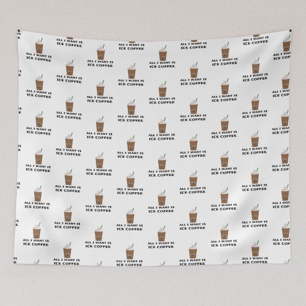 Item preview, All I Want Is Ice Coffee designed and sold by Sansmalice.