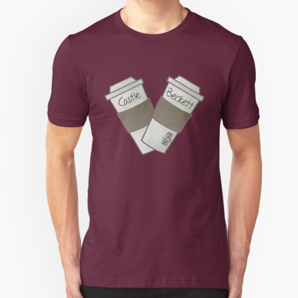 coffee heart Slim Fit T-Shirt