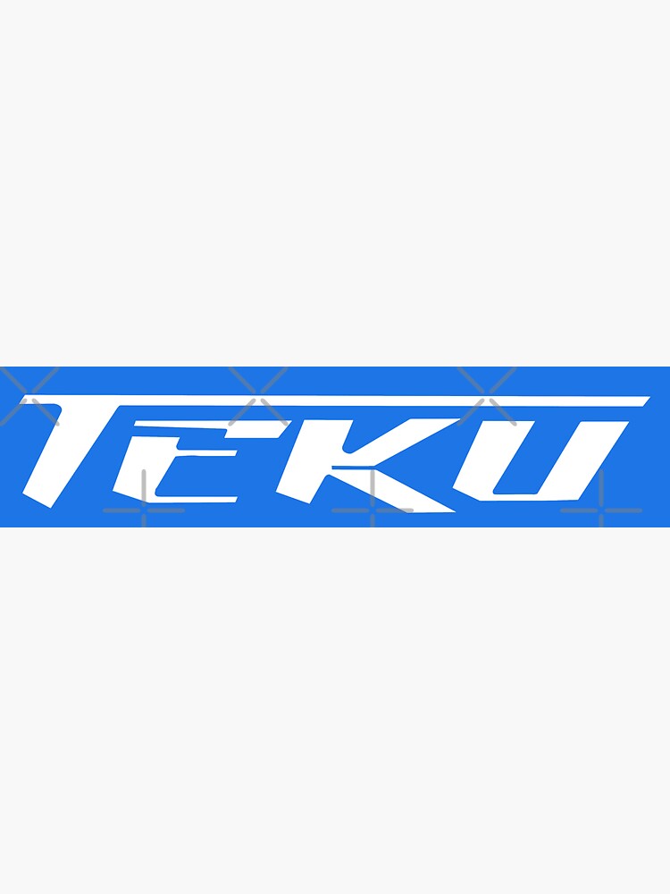 Teku English Logo (Blue Border)