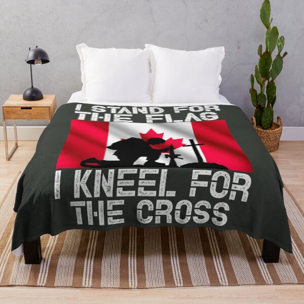 Item preview, 'I STAND FOR THE FLAG I KNEEL FOR THE CROSS' COLLECTION designed and sold by JRM Tees & More Store.